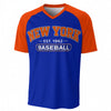 New York Baseball Fan T-Shirt with Est. 1962 Design – Blue and Orange Game Day Tee – breathable comfort wear, breathable comfort wear, image 1.0