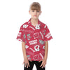 Wisconsin Madison Badgers Kid's Hawaiian Vacation Shirt - Badgers football tee varsity sportswear product image 1.0