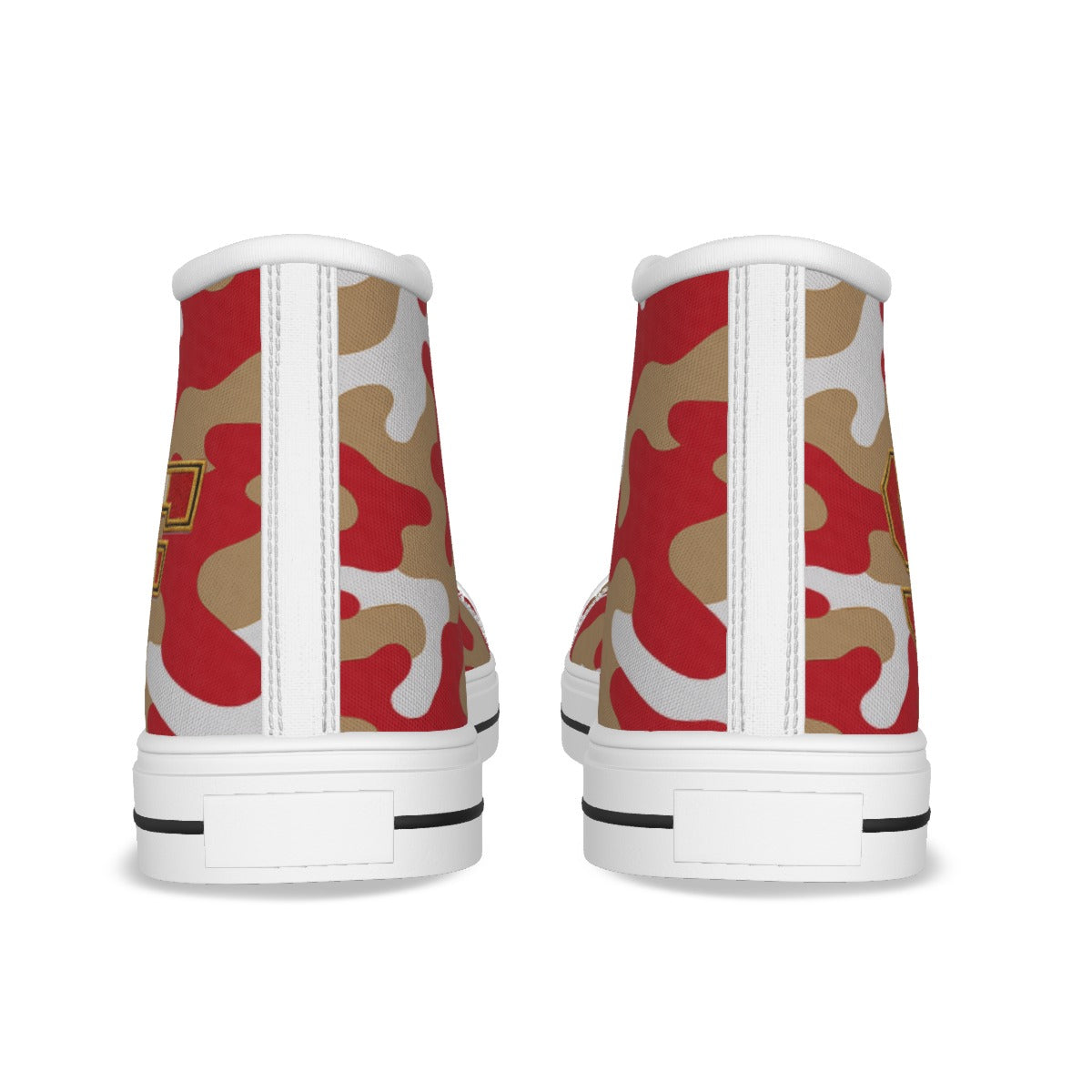 San Francisco Football Camo Kid's Canvas Shoes