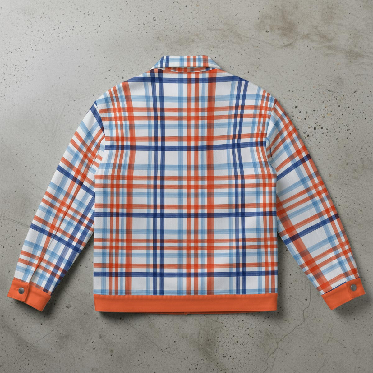 Florida - Gators Tartran Plaid  Unisex Collared Jacket - college football fan apparel sportswear product image 2.0