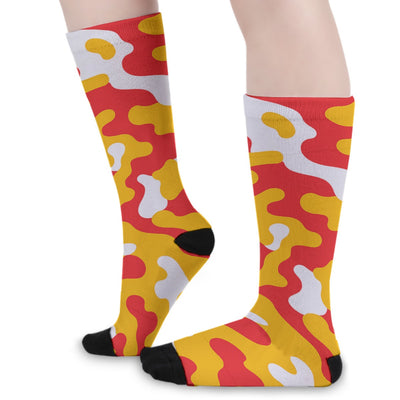 Kansas City Chiefs Camo Long Socks – sportswear style, fan gear, image 1.0