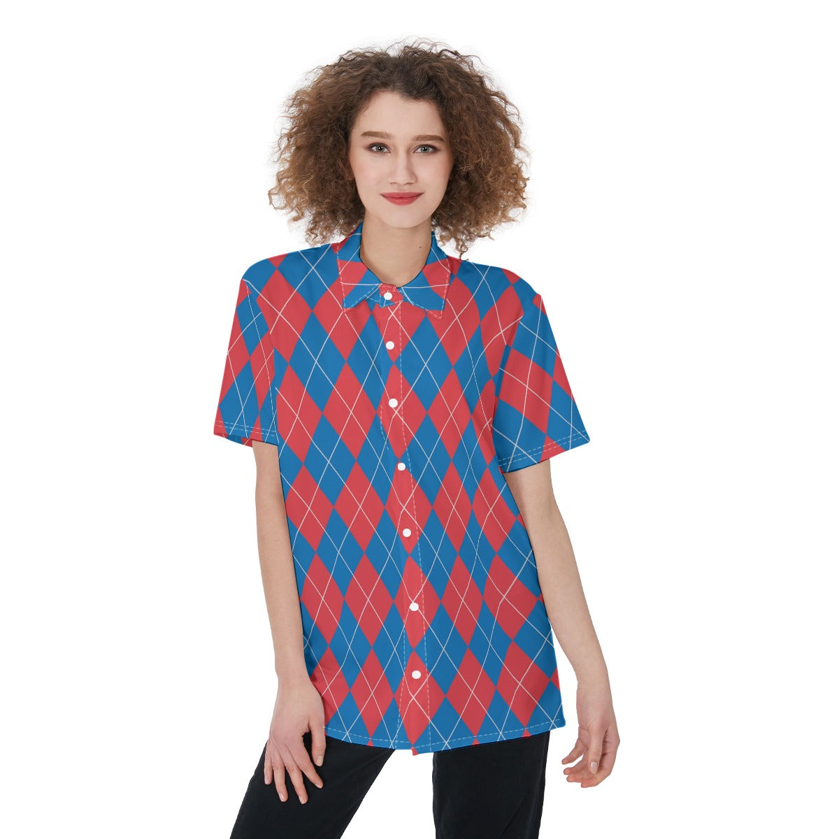 kansas jayhawks tartan plaid women shirt women tartan plaid game day fashion