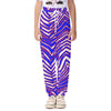 White Smoke Buffalo football Kid's Casual Pants – Red Blue White Zebra Game Day Style