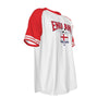 White Smoke England Soccer Fan T-Shirt – Vintage England Football Shirt Three Lions Style | Retro English Football Tee