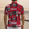 New Mexico Lobos Men's Polo Shirt White game day apparel