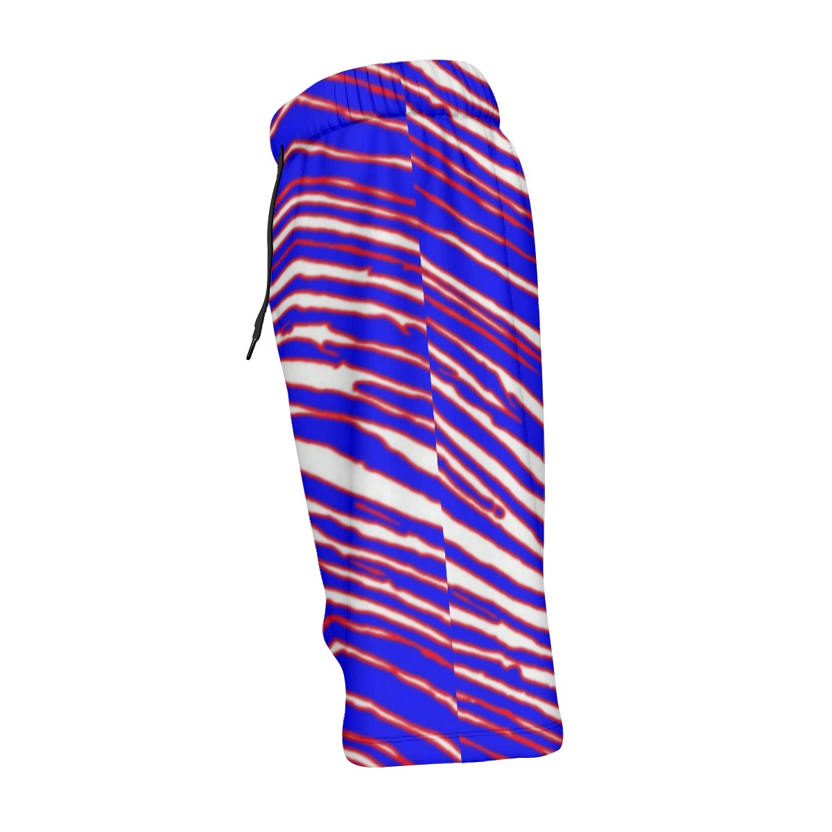 White Smoke Buffalo Zebra Football Men’s Beach Shorts With Lining – Game Day Summer Comfort