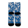 Black Detroit Lions Camo Long Socks