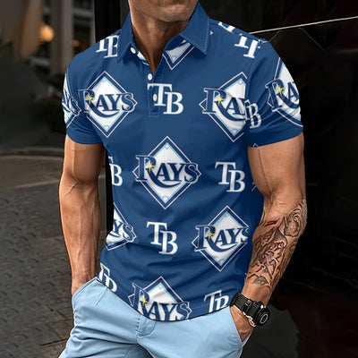 Tampa Bay Rays Men's Polo Shirt tampa bay rays baseball fan apparel game day outfit