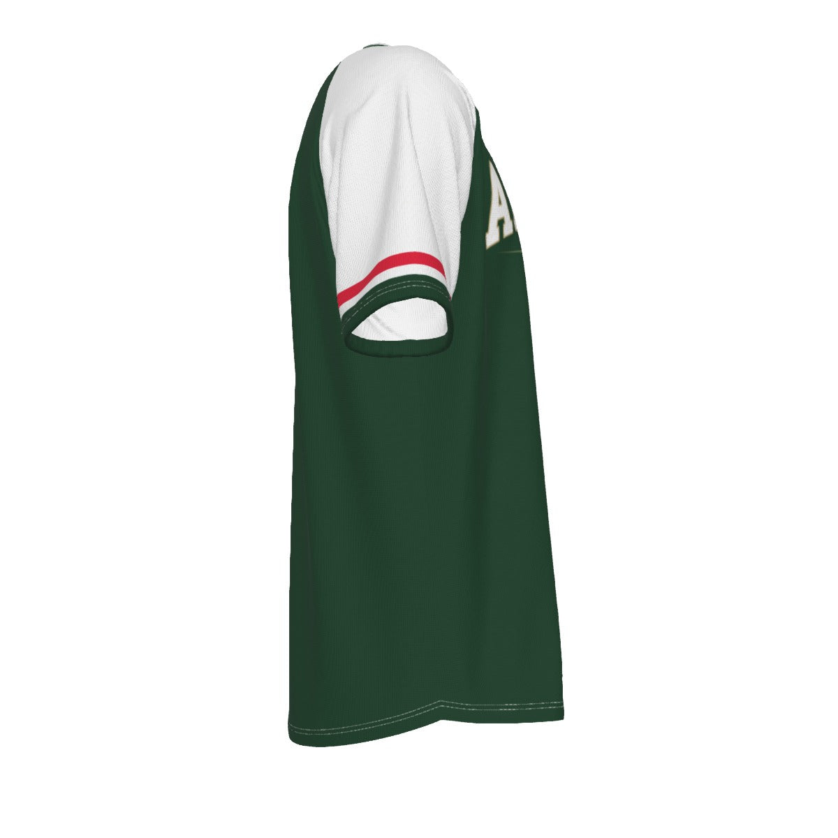 Algeria Soccer T-Shirt Green White – Algeria Football Shirt Les Verts Fan Tee streetwear fashion product image 4