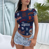 Detroit Tigers Women's Slim-Fit T-shirt detroit tigers baseball fan apparel game day outfit