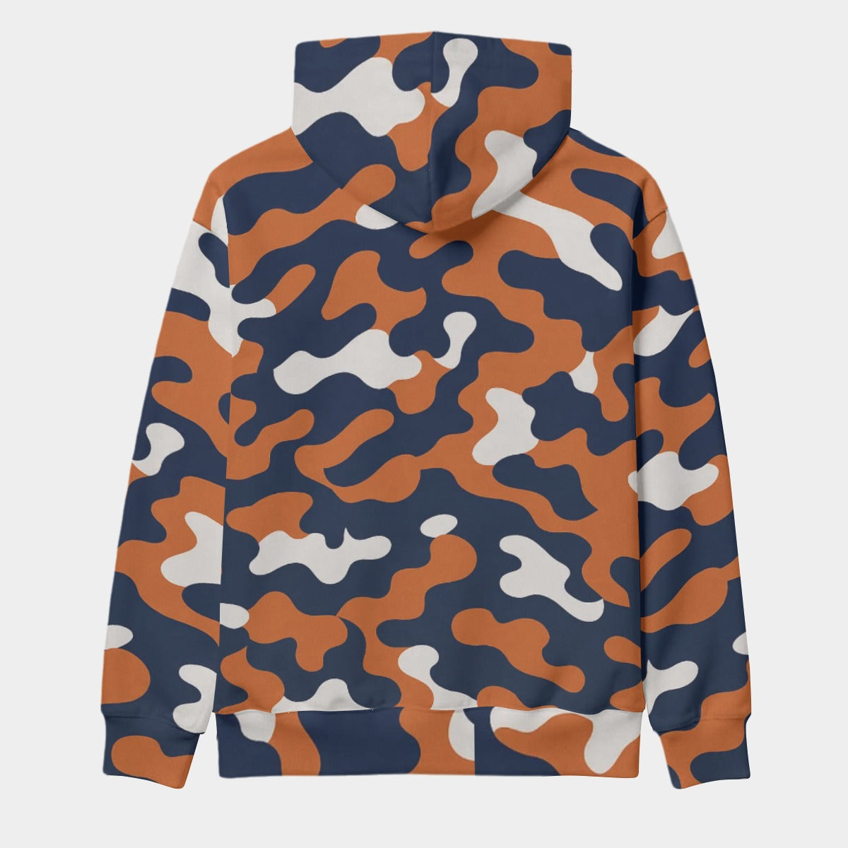 Lavender Chicago Football Navy Orange Camo Hoodie – Windy City Game Day Sweatshirt