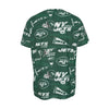 new-york-jets-short-sleeve-t-shirt green white football outfit detail