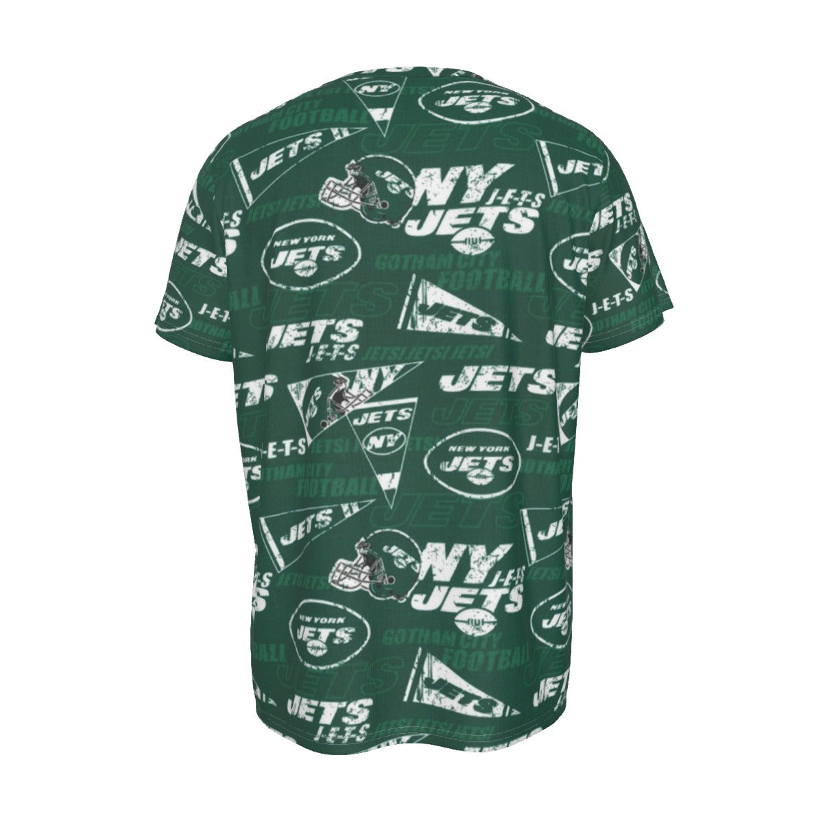 new-york-jets-short-sleeve-t-shirt green white football outfit detail