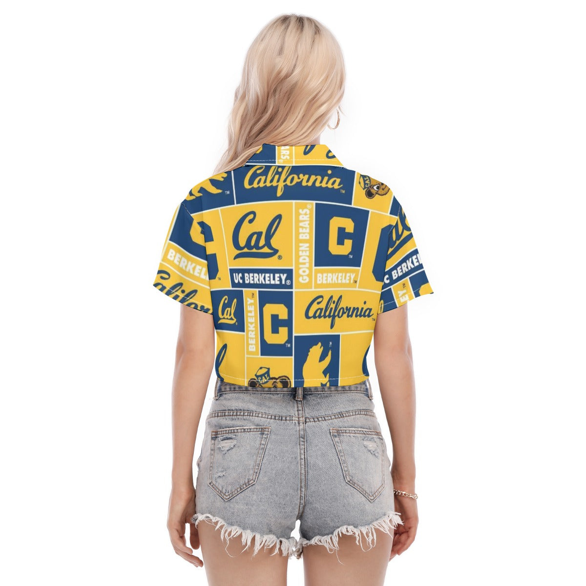 California UC Berkeley - Golden Bears Women's Cropped Shirt