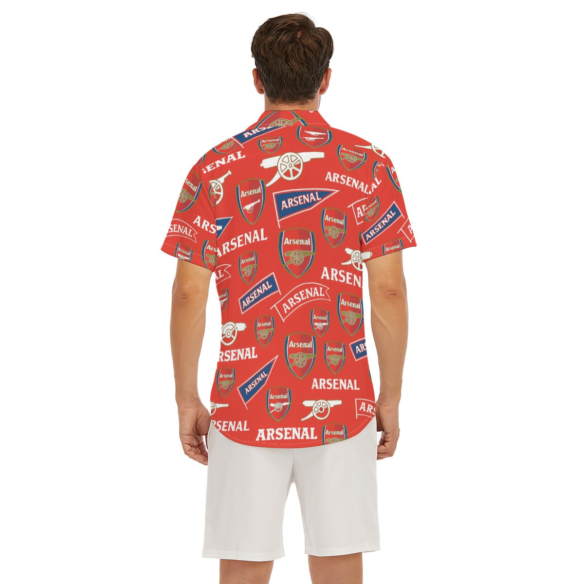 Arsenal FC  Men's Deep V-neck Short Sleeve T-shirt