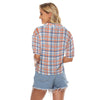 Florida - Gators tartan plaid Women's V-neck Shirts - college football fan apparel sportswear product image 4.0