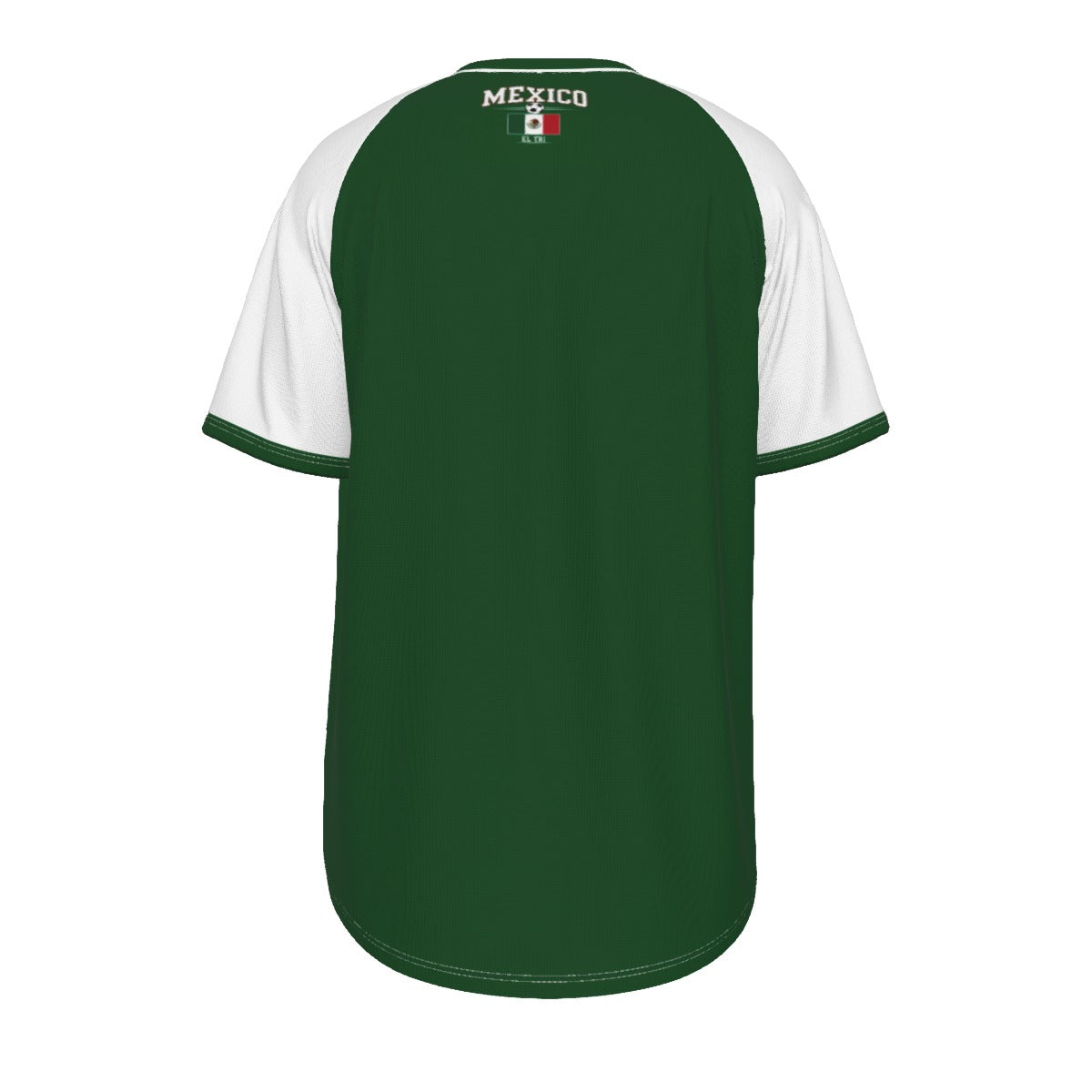 Mexico Soccer T-Shirt Green White – Mexico Football Shirt El Tri Fan Tee streetwear fashion product image 3