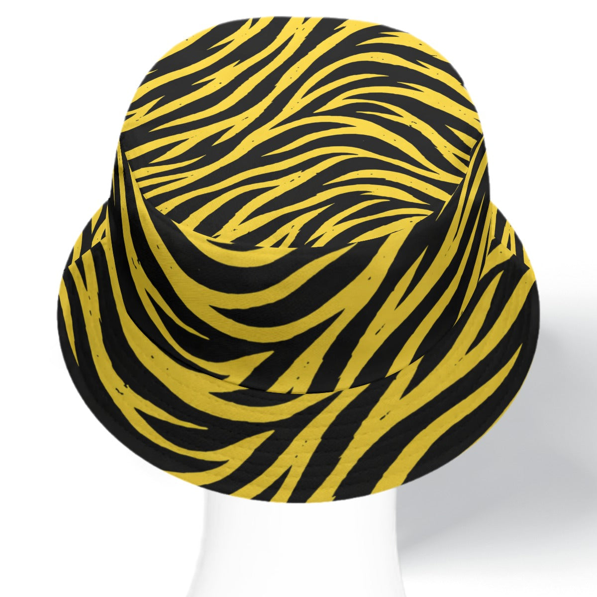White Smoke Pittsburgh Football Yellow Black Zebra Double-Side Printing Bucket Hat – Game Day Streetwear