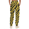 White Smoke Pittsburgh Football Yellow Black Zebra Women’s Casual Pants – Game Day Streetwear