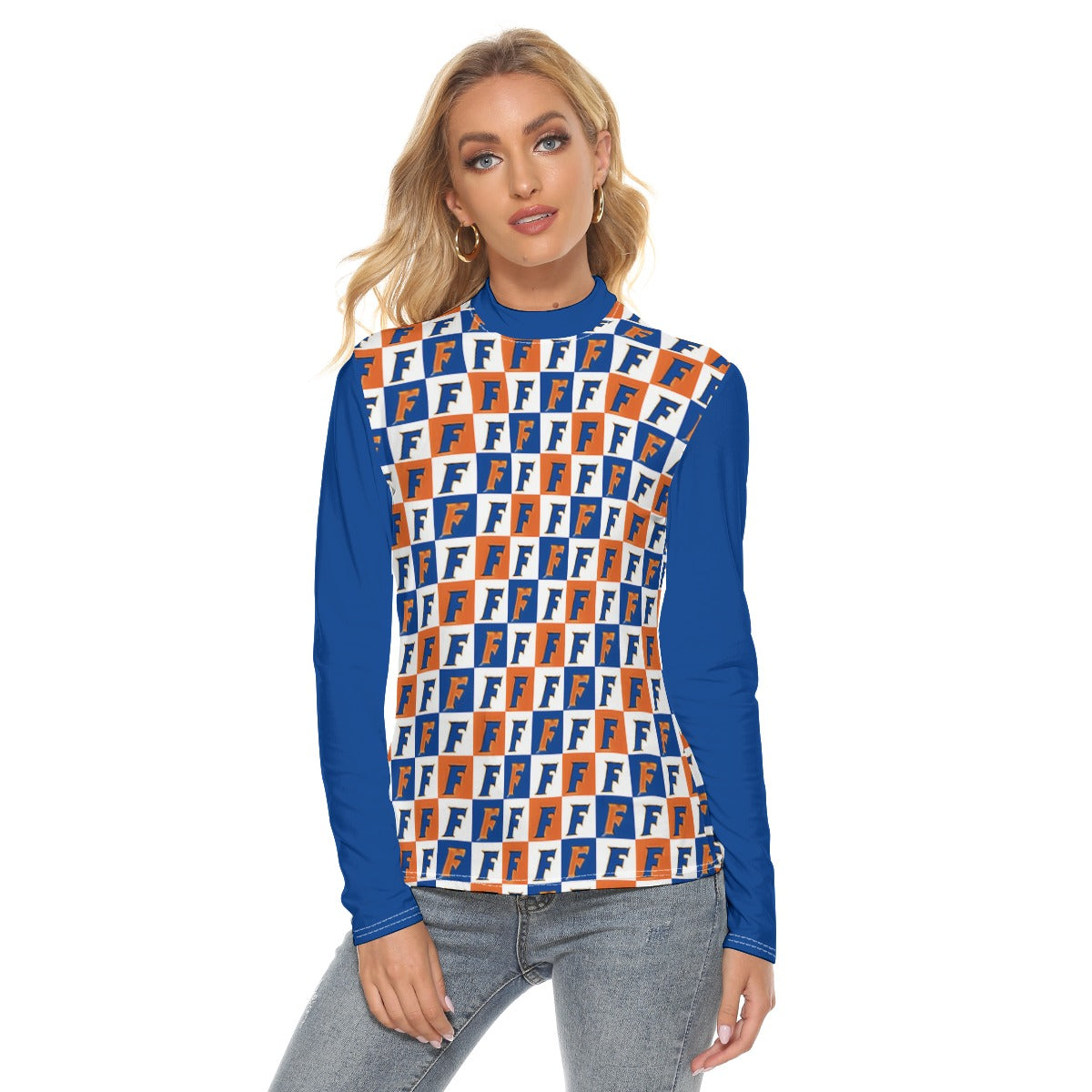 Florida - Gators Women's Stretchable Turtleneck Top - college football fan apparel sportswear product image 4.0
