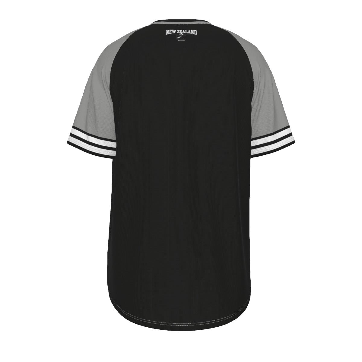 New Zealand Soccer T-Shirt Black White – New Zealand Football Shirt All Whites Fan Tee streetwear fashion product image 3
