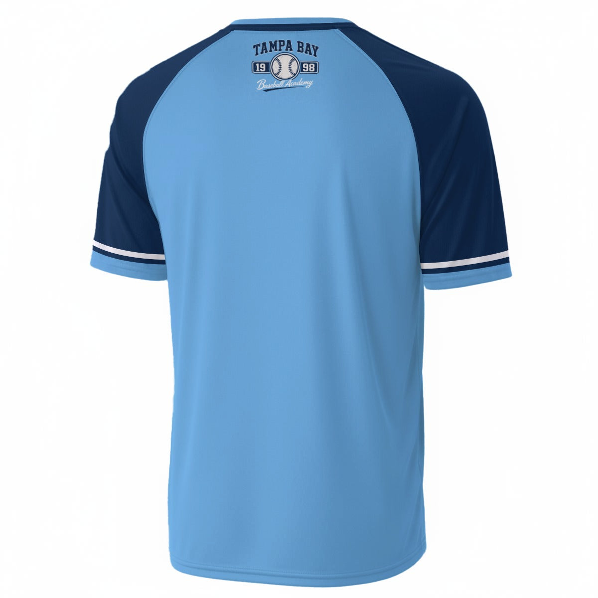 Tampa Bay Sky Blue Baseball Jersey – Vintage Game Day Streetwear Shirt for Men and Women
