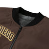 Dark Slate Gray San Diego 619 Varsity Bomber Jacket – Streetwear Baseball-Inspired Edition