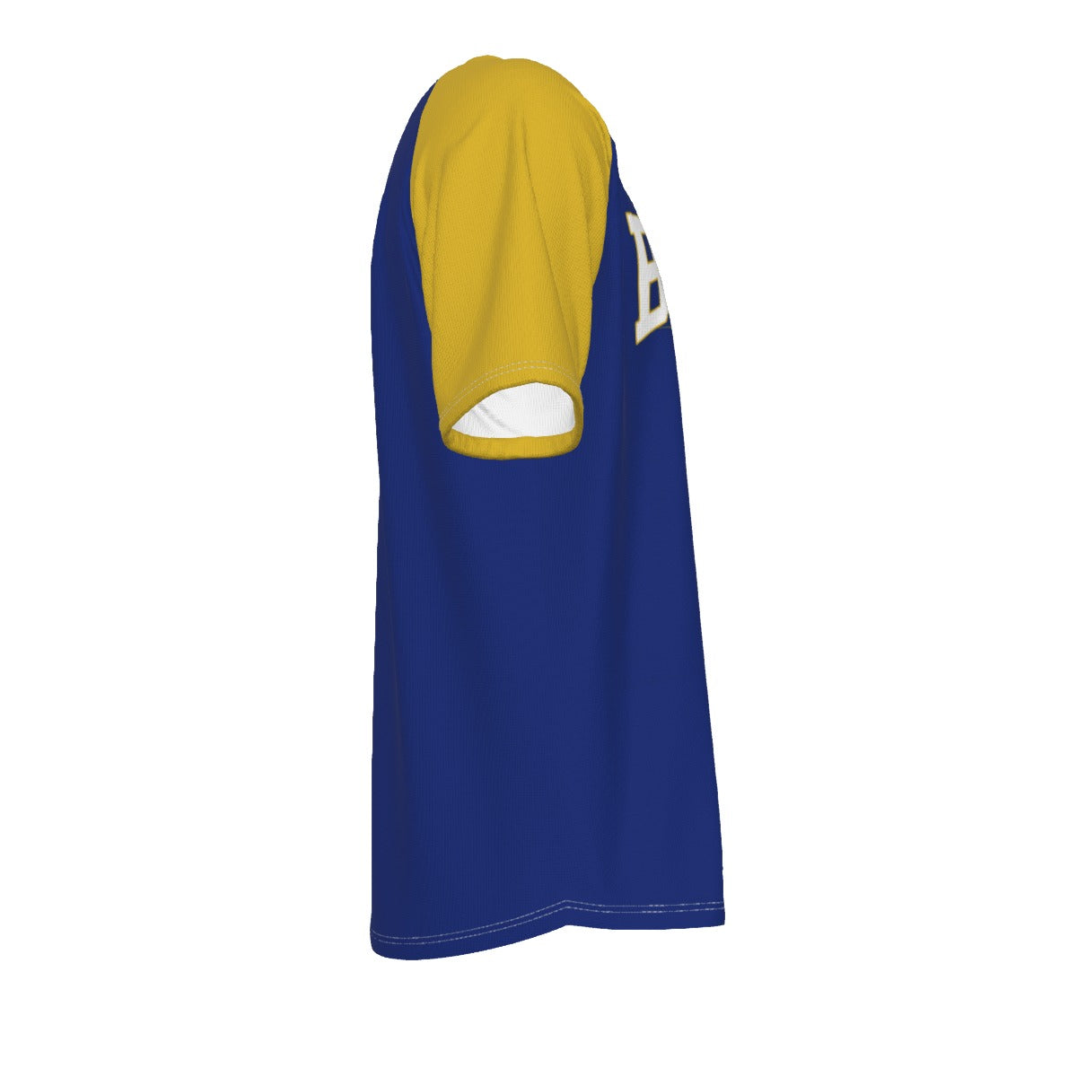 Bosnia Soccer T-Shirt Blue and Yellow – Bosnia Fan Shirt with Crest Graphic streetwear fashion product image 4