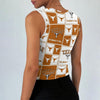 Texas at Austin - Longhorns Women’s Sleeveless Square Neck Tank Top White varsity sports apparel