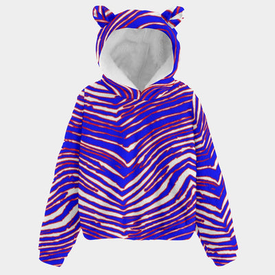 Buffalo Football  Kid’s Borg Fleece Sweatshirt With Ear – fan gear, football shirt, image 1.0