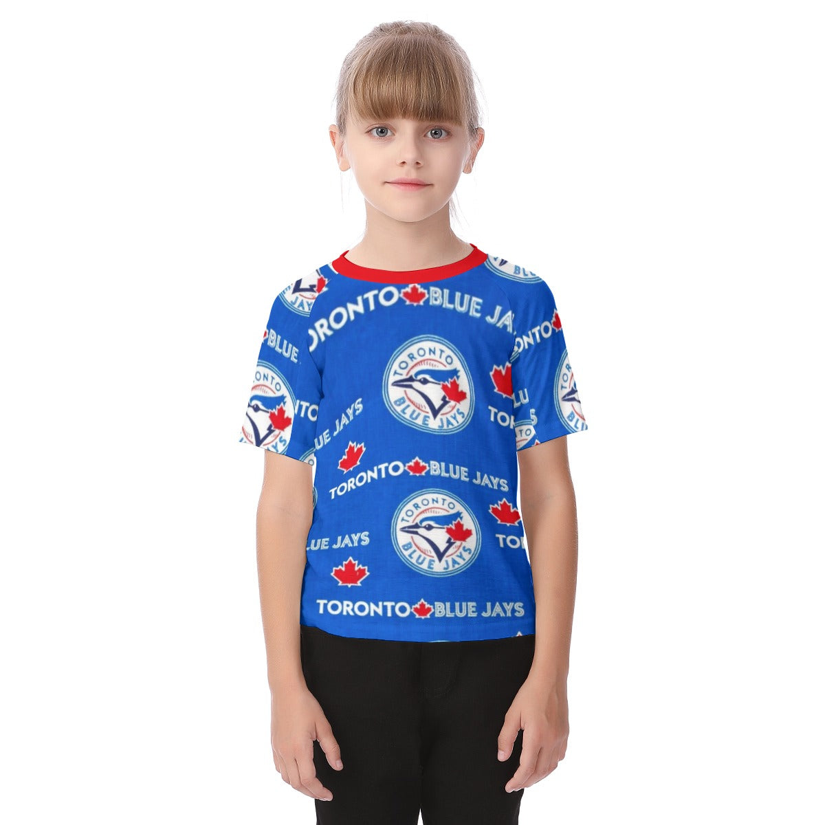 Toronto Blue Jays Kid's Raglan Sleeve T-shirt toronto blue jays baseball fan apparel game day outfit