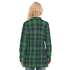 Notre Dame Fighting Irish Green Navy Gold Plaid Womens Long Shirt 115Gsm Cotton Poplin 8 green navy gold plaid women fashion apparel
