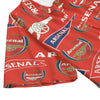 Arsenal FC  Men's Hawaiian Rayon Shirt | 115GSM Rayon
