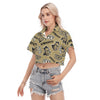 Central Florida - Knights Women's Cropped Shirt White varsity game day apparel