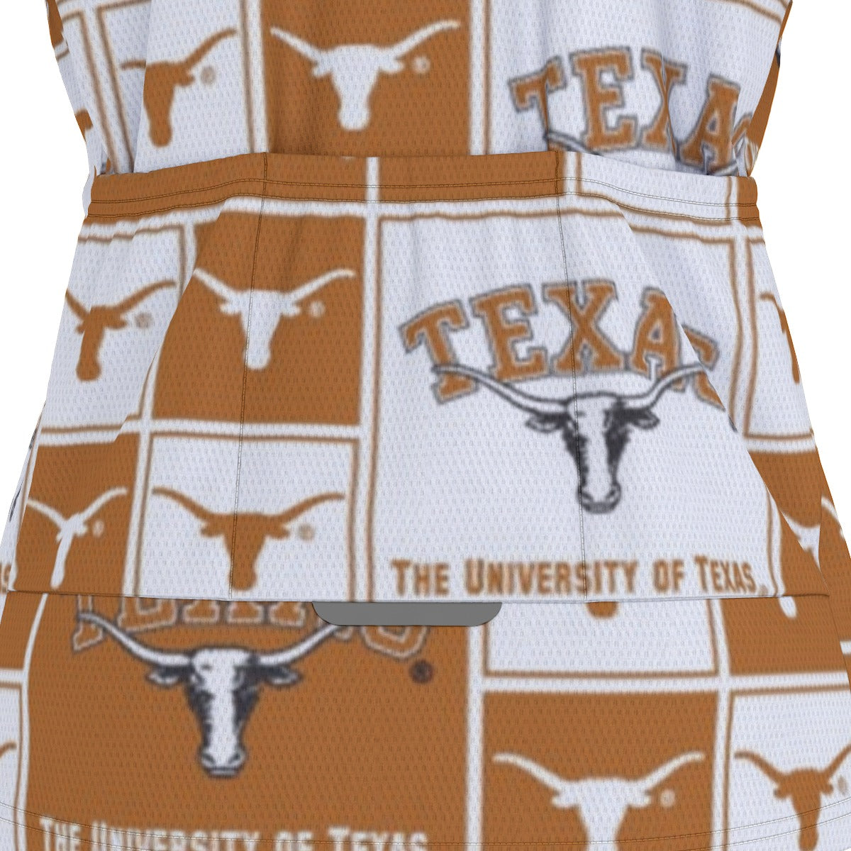 White Smoke Texas at Austin - Longhorns Raglan Men's Cycling Jersey