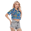 Florida Gators Women's Cropped Shirt - college football fan apparel sportswear product image 2.0