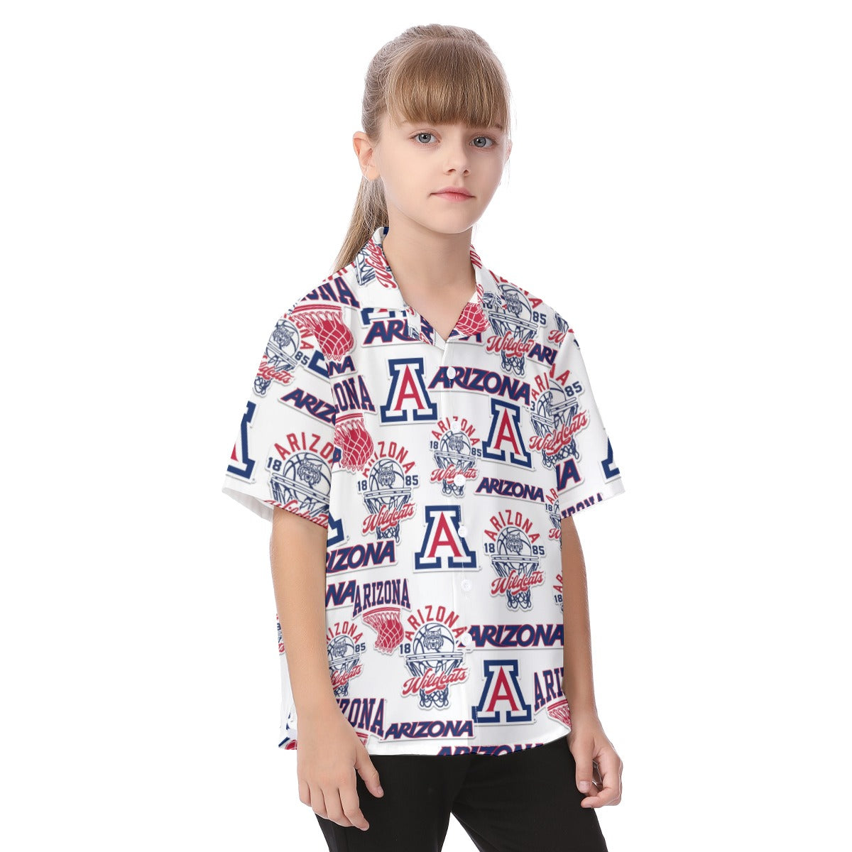 Arizona Wildcats Kid's Hawaiian Vacation Shirt