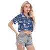 indianapolis-colts-womens-cropped-shirt blue white football outfit detail