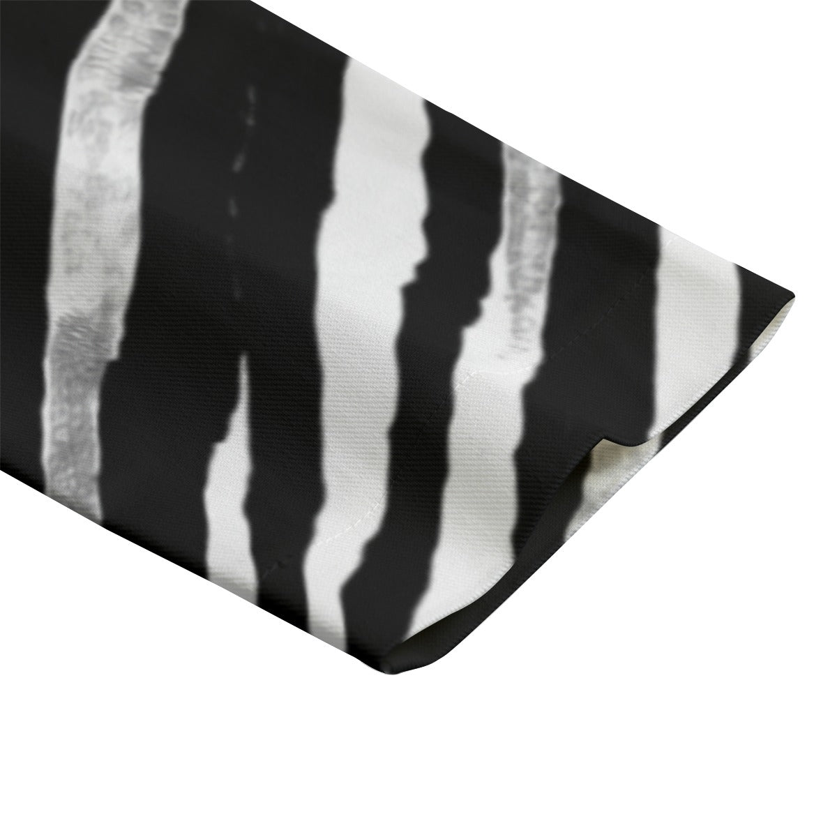 White Smoke Las Vegas Football Zebra Flat Lapel Collar Blazer – Black and White Game Day Streetwear