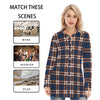 kansas jayhawks tartan plaid women shirt women tartan plaid game day fashion