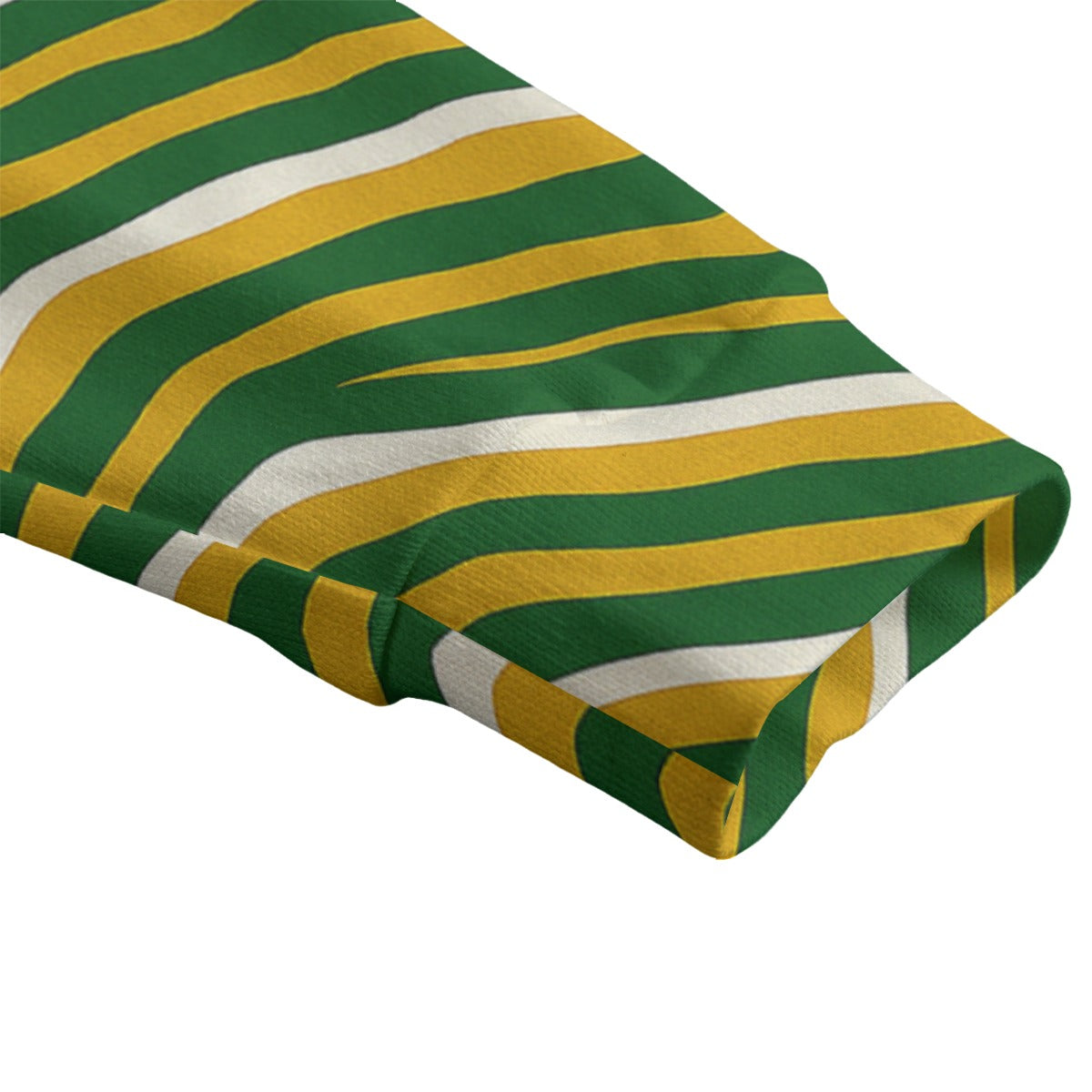 Green Bay football zebra Unisex V-neck Knitted Fleece Cardigan With Button Closure