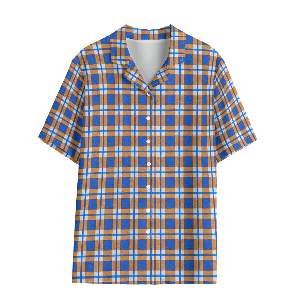 florida gators tartan plaid blue orange  women tartan plaid game day shirt