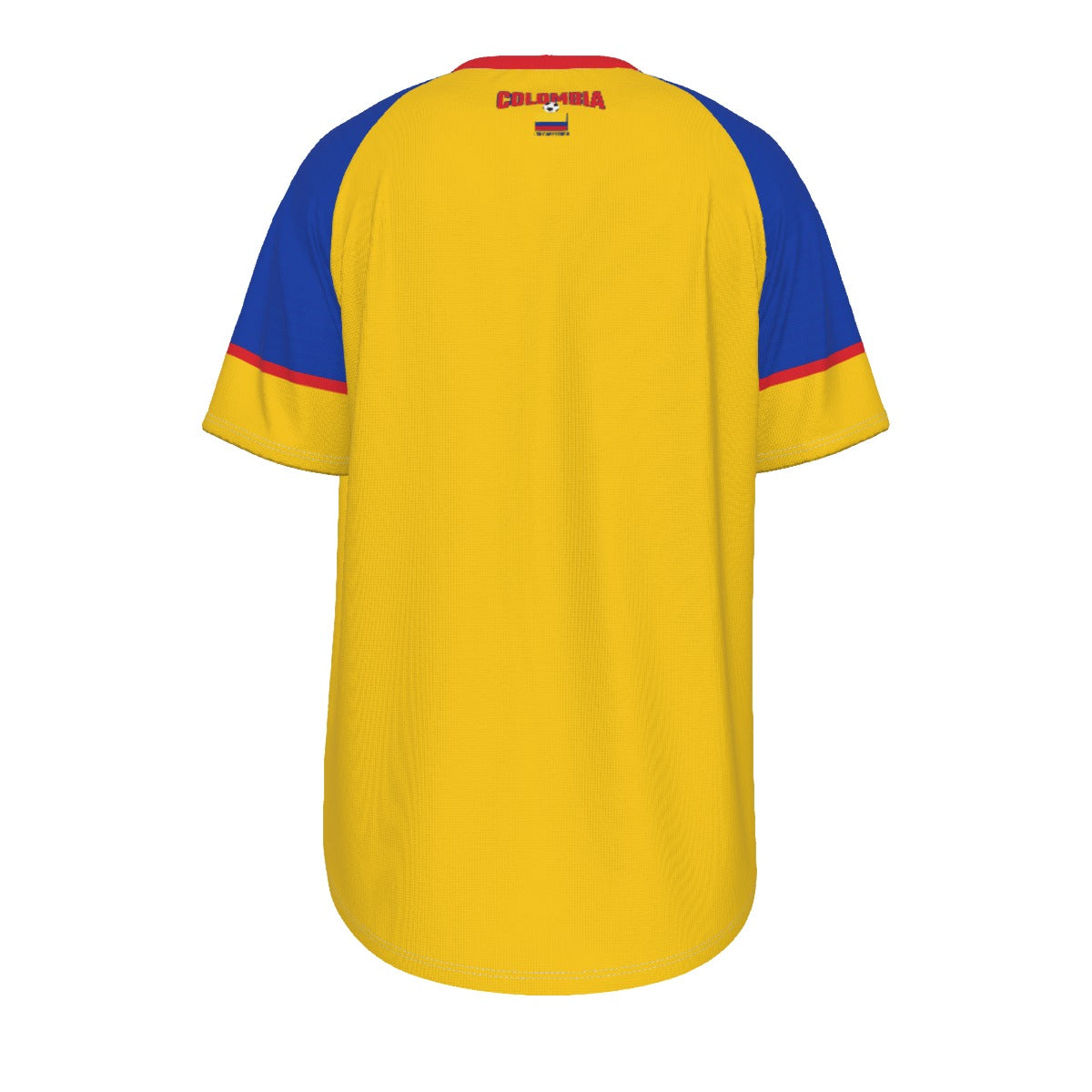 White Smoke Colombia Football Fan T-Shirt – Vintage Yellow Soccer Shirt Los Cafeteros Style | Retro Colombia Soccer Tee