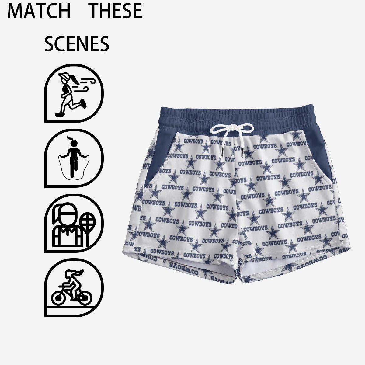 Dallas Cowboys Women's Casual Shorts