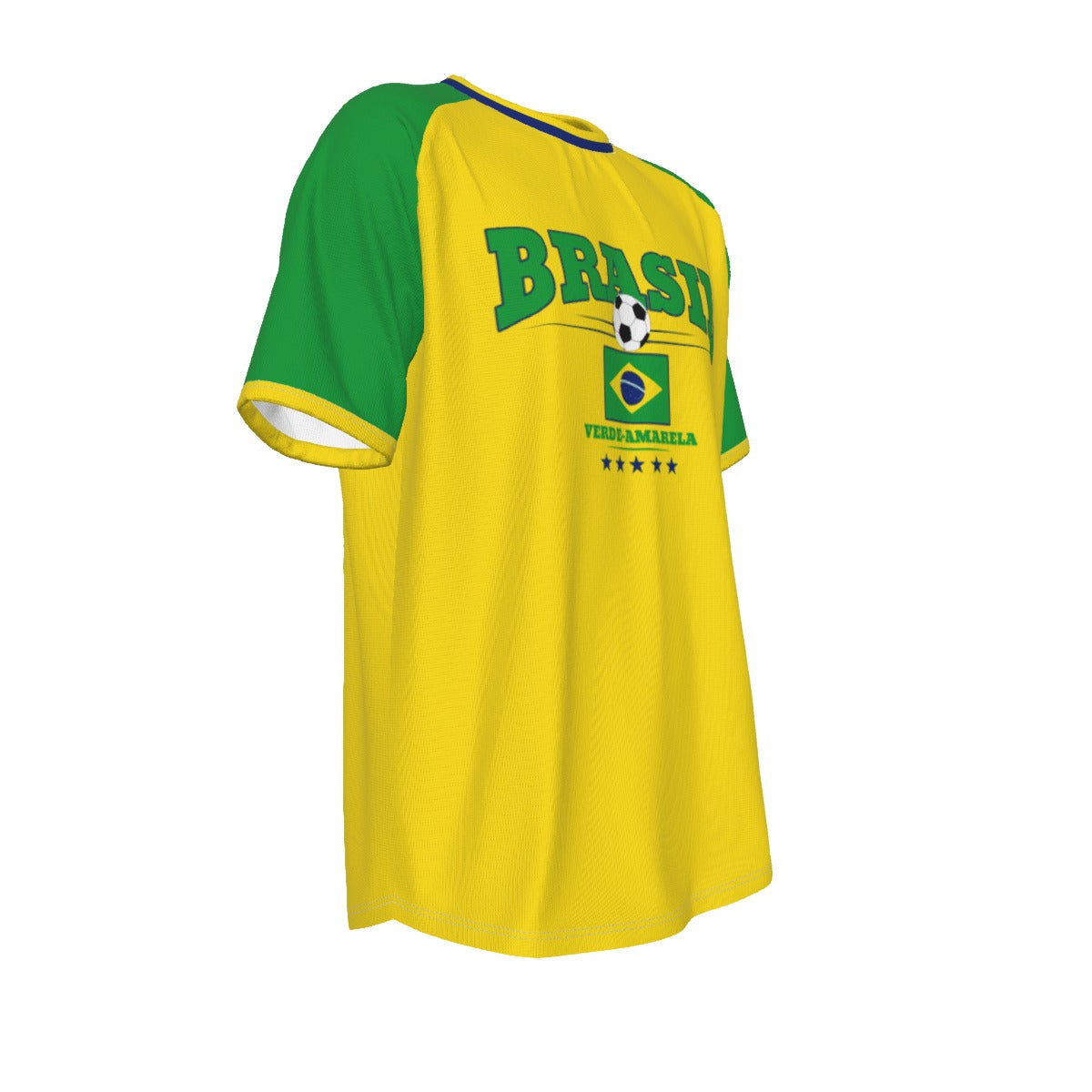 White Smoke Brazil Soccer Fan T-Shirt – Vintage Brasil Football Shirt Retro Verde Amarela Style | Classic Brazil Soccer Tee