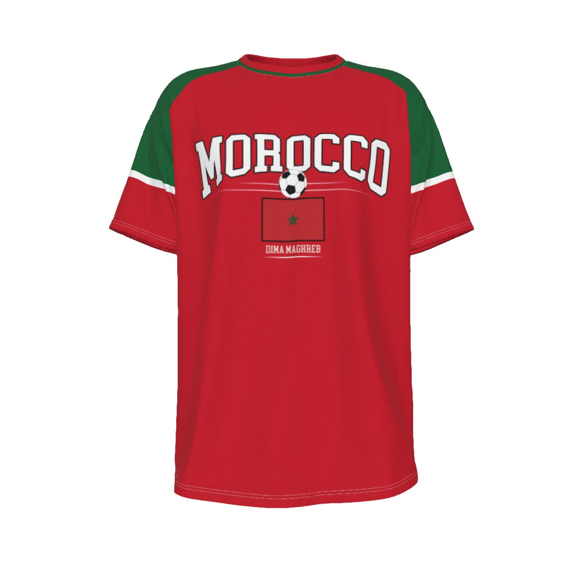 White Smoke Morocco Soccer Fan T-Shirt – Vintage Morocco Football Shirt Retro Atlas Lions Style | Classic Morocco Soccer Tee