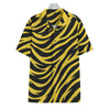 Pittsburgh Football Yellow Black Zebra Men's Hawaiian Shirt – football shirt, football shirt, image 1.0