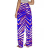 White Smoke Buffalo Zebra Football Women’s Pajama Pants – Zebra Game Day Loungewear Style