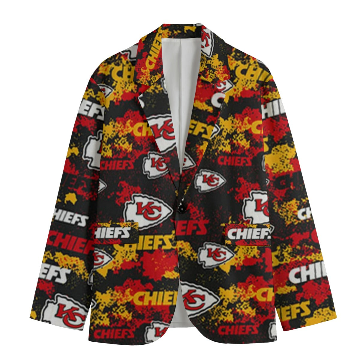 Kansas City Football Blazer Red Yellow Game Day Jacket