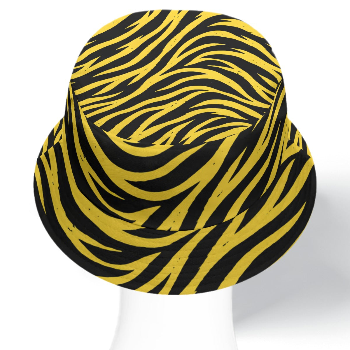 White Smoke Pittsburgh Football Yellow Black Zebra Double-Side Printing Bucket Hat – Game Day Streetwear